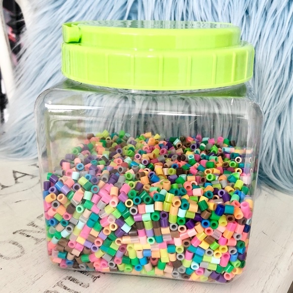 Perler Beads, Approx Half Container - Picture 2 of 9